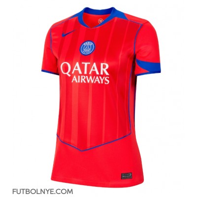 Camiseta Paris Saint-Germain Lucas Beraldo #4 Tercera Equipación para mujer 2025-26 manga corta Camiseta Paris Saint-Germain Lucas Beraldo #4 Tercera Equipación para mujer 2025-26 manga corta